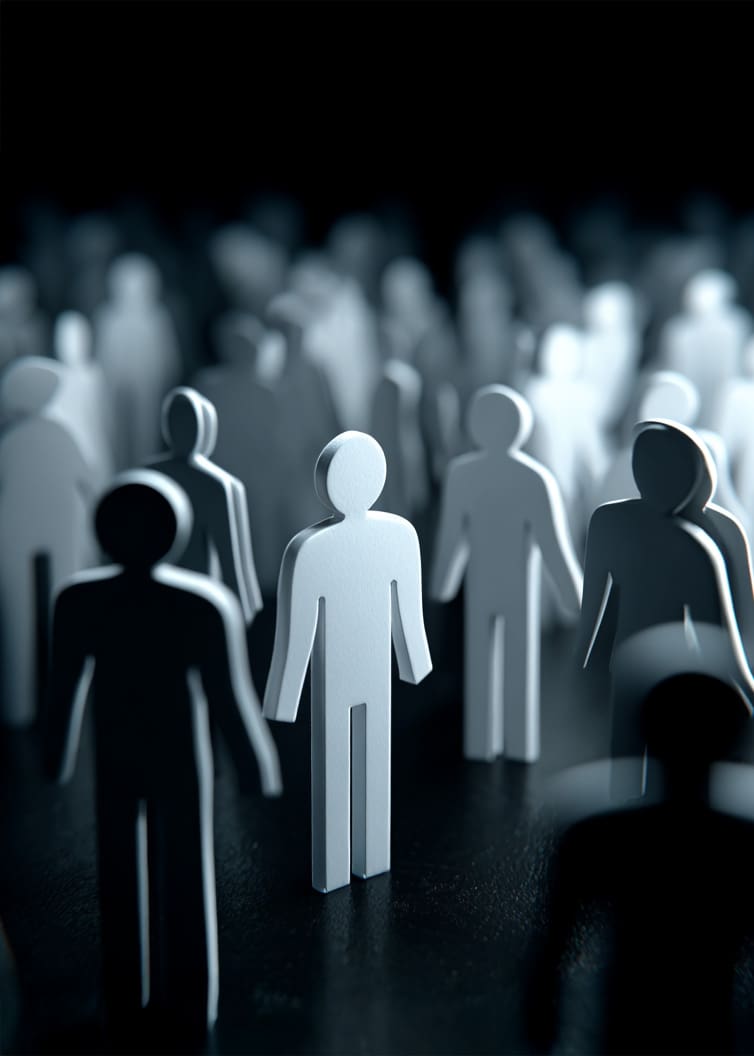 Blending into crowd 03