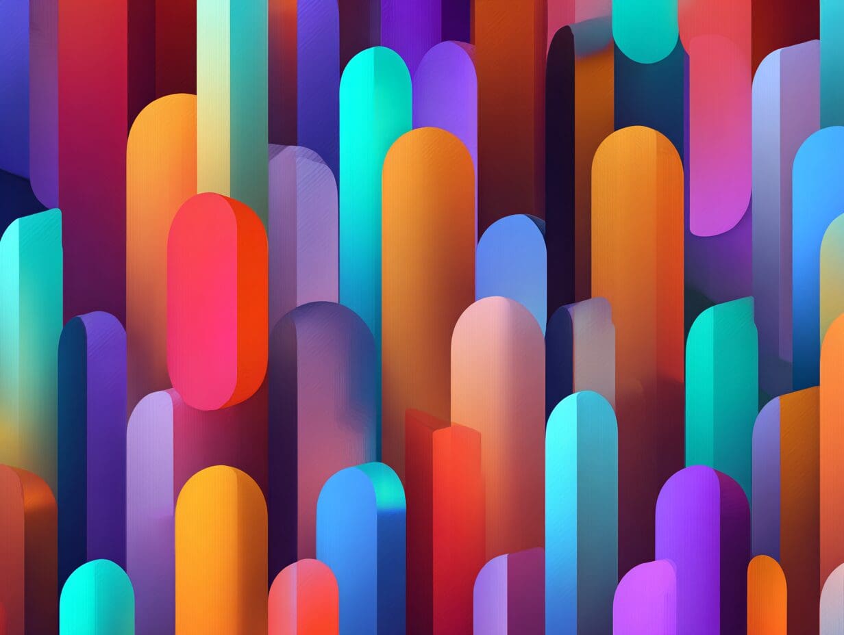 Geometric color palette