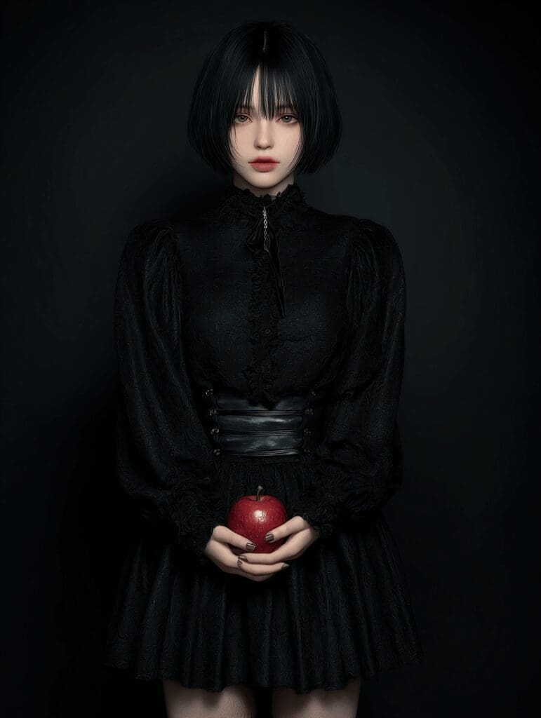 Black image goth girl
