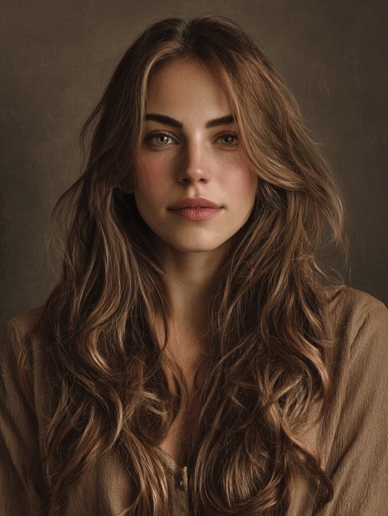 Brown toned image headshot